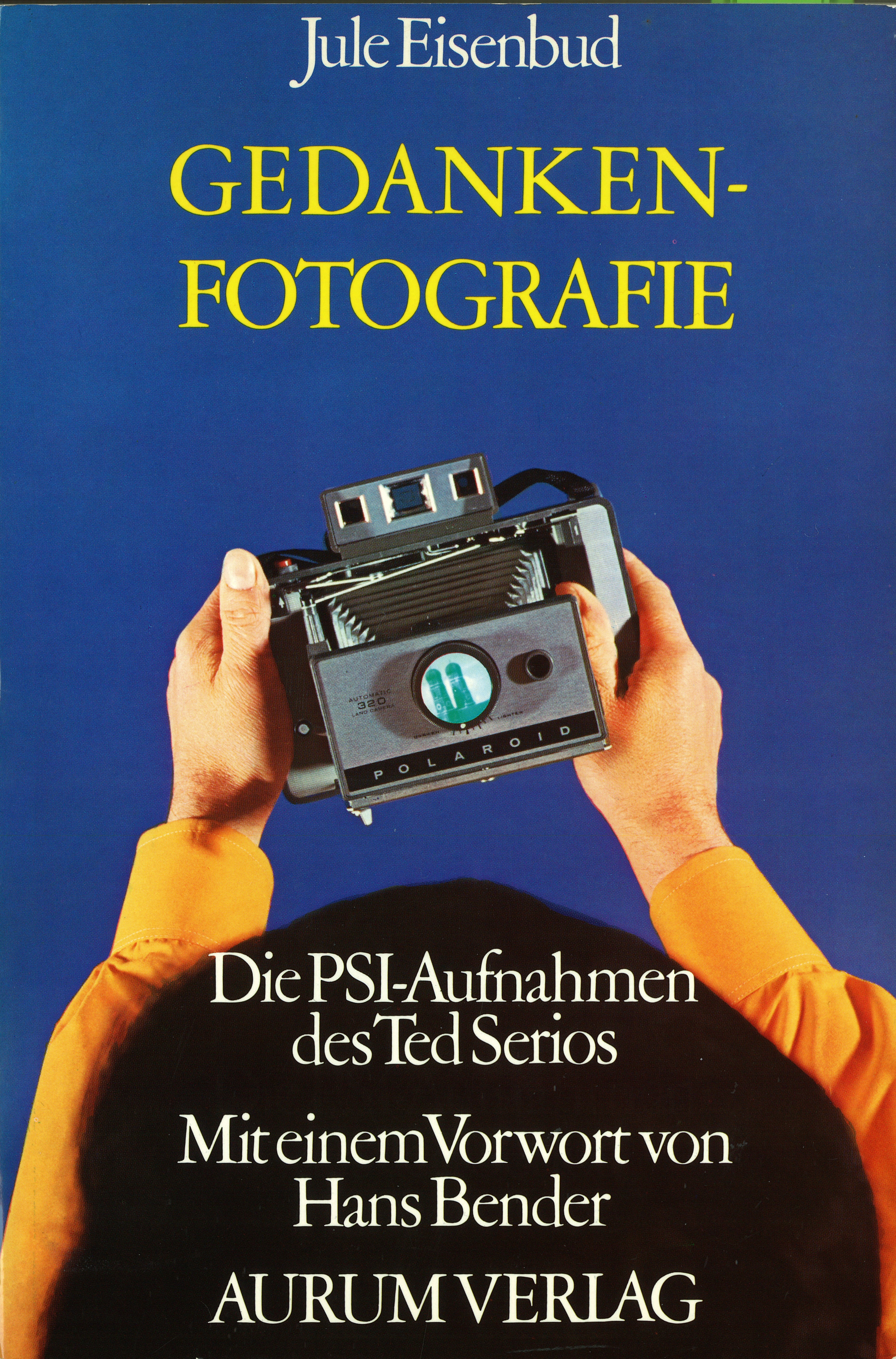 Thoughtography – The PSI photo-images of Ted Serios – with an introduction of Prof. Dr. Hans Bender, author: Dr. med. Jule Eisenbud, publishing house: Aurum Verlag GmbH & Co KG, Freiburg in the Breisgau, 1975, ISBN 3 591 00002 7